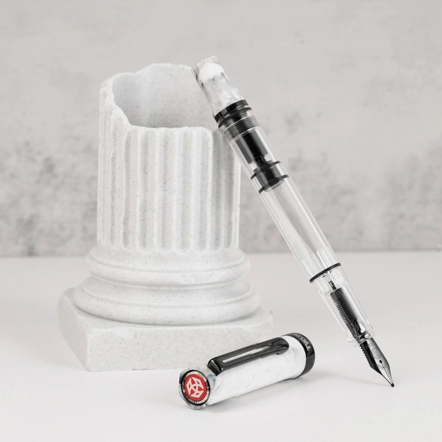 Twsbi | ECO | Carrara with Onyx