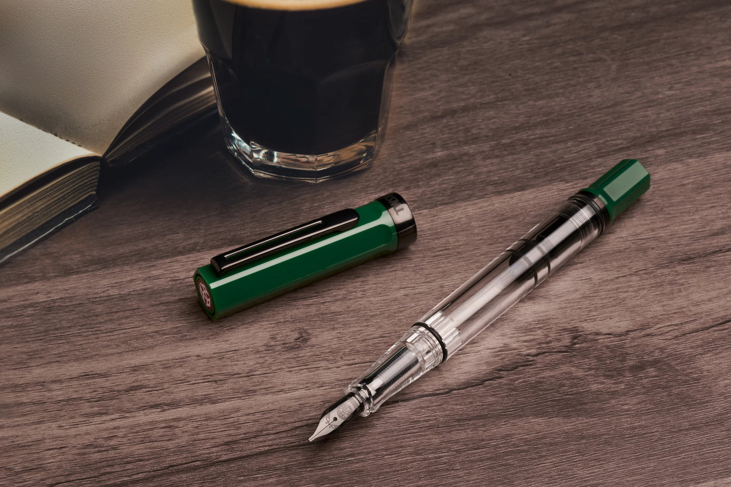 Twsbi | ECO | Irish Green with Onyx