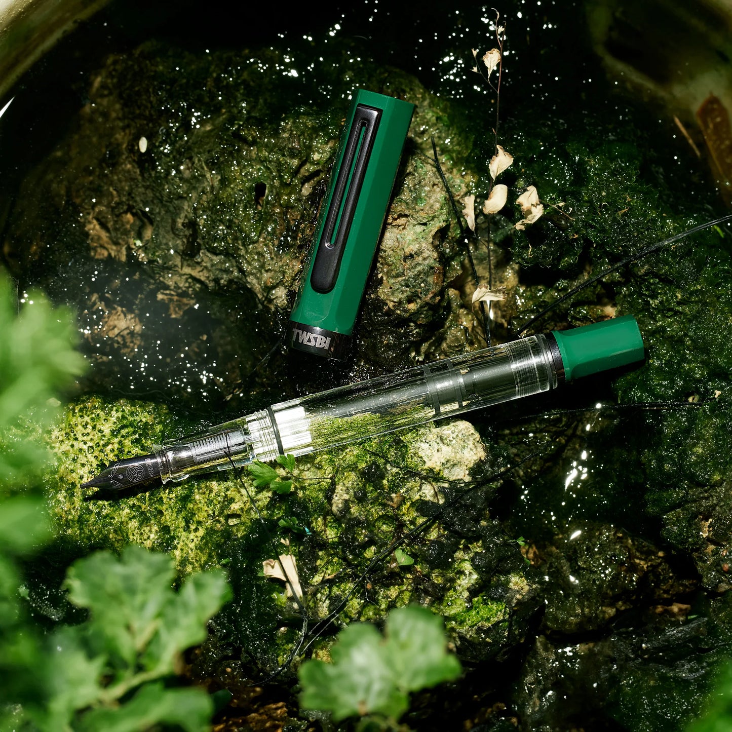 Twsbi | ECO | Irish Green with Onyx
