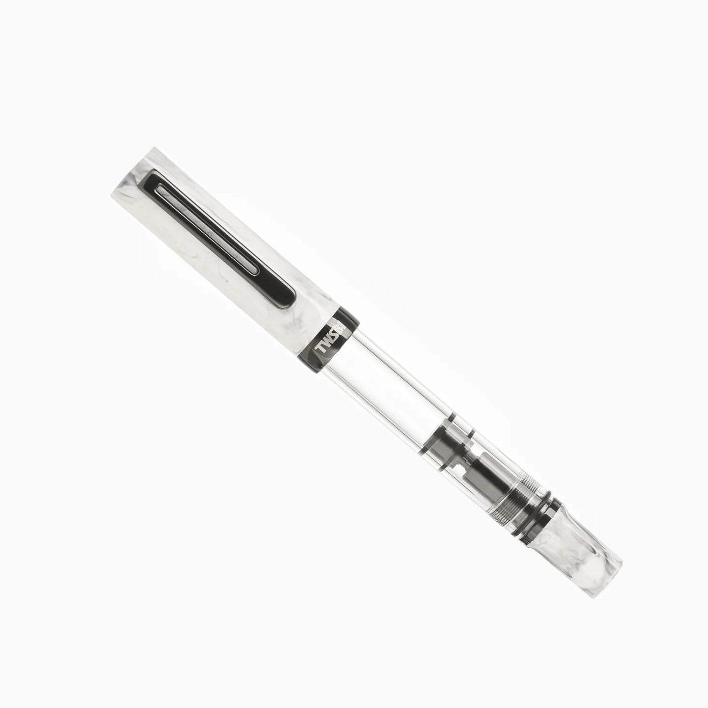 Twsbi | ECO | Carrara with Onyx