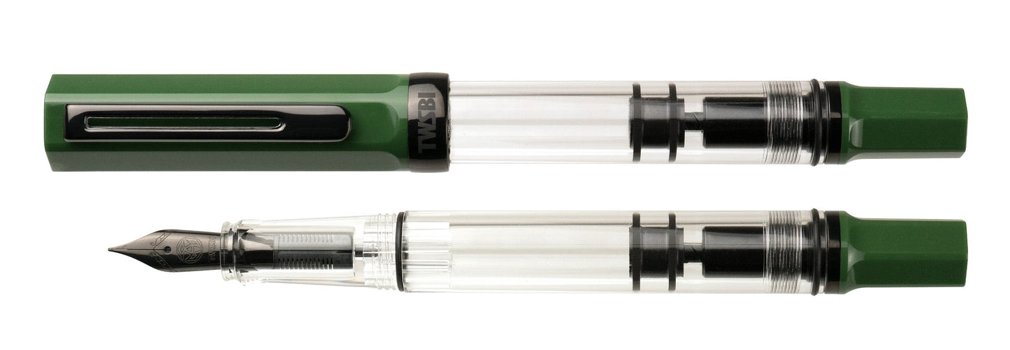 Twsbi | ECO | Irish Green with Onyx