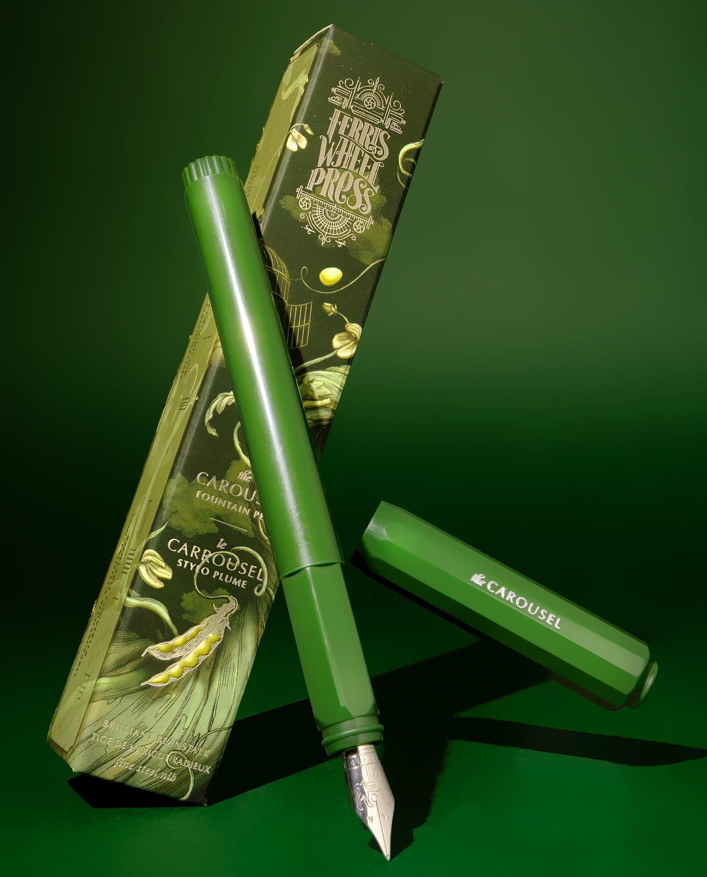The Carousel Fountain Pen - Brilliant Beanstalk