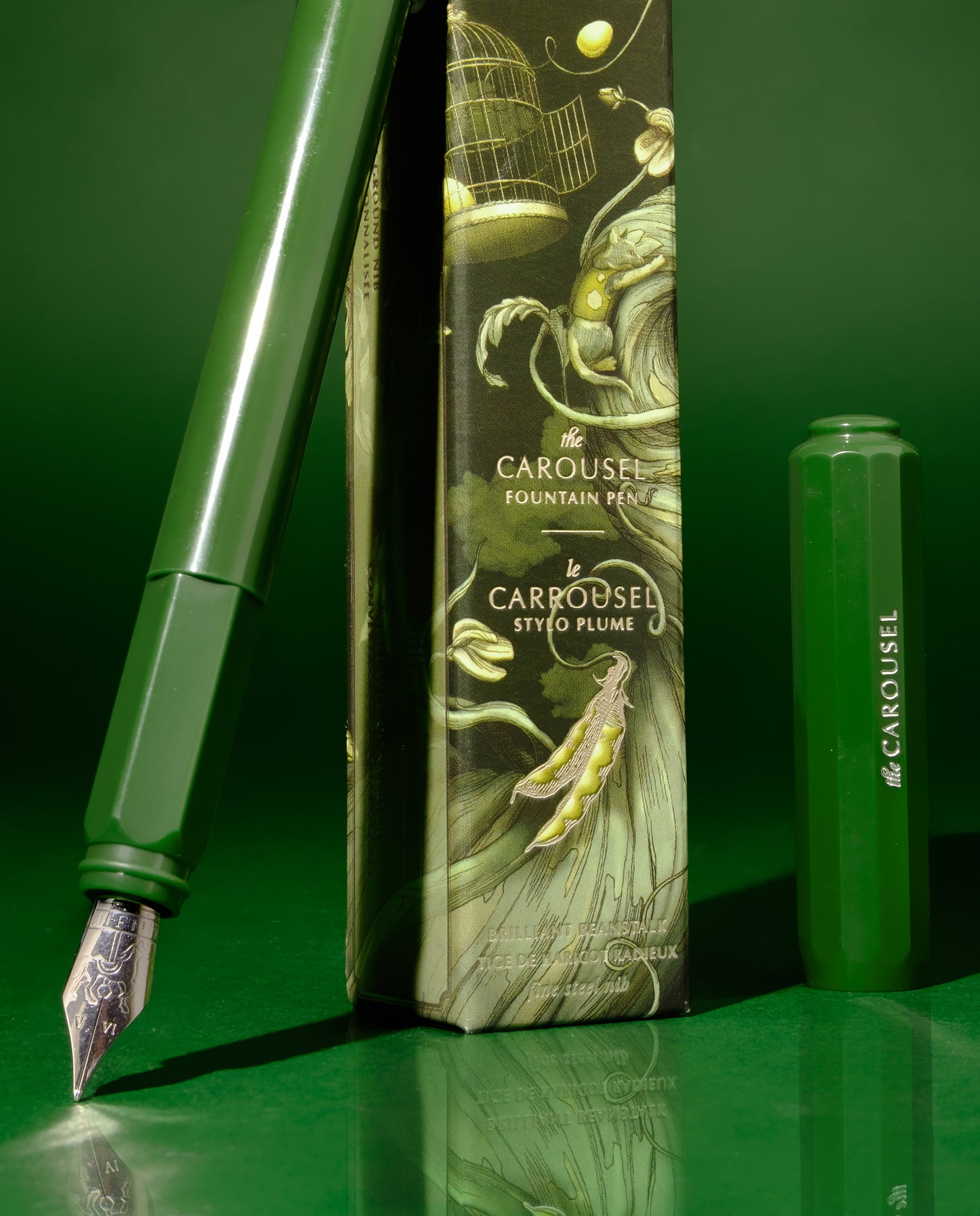 The Carousel Fountain Pen - Brilliant Beanstalk