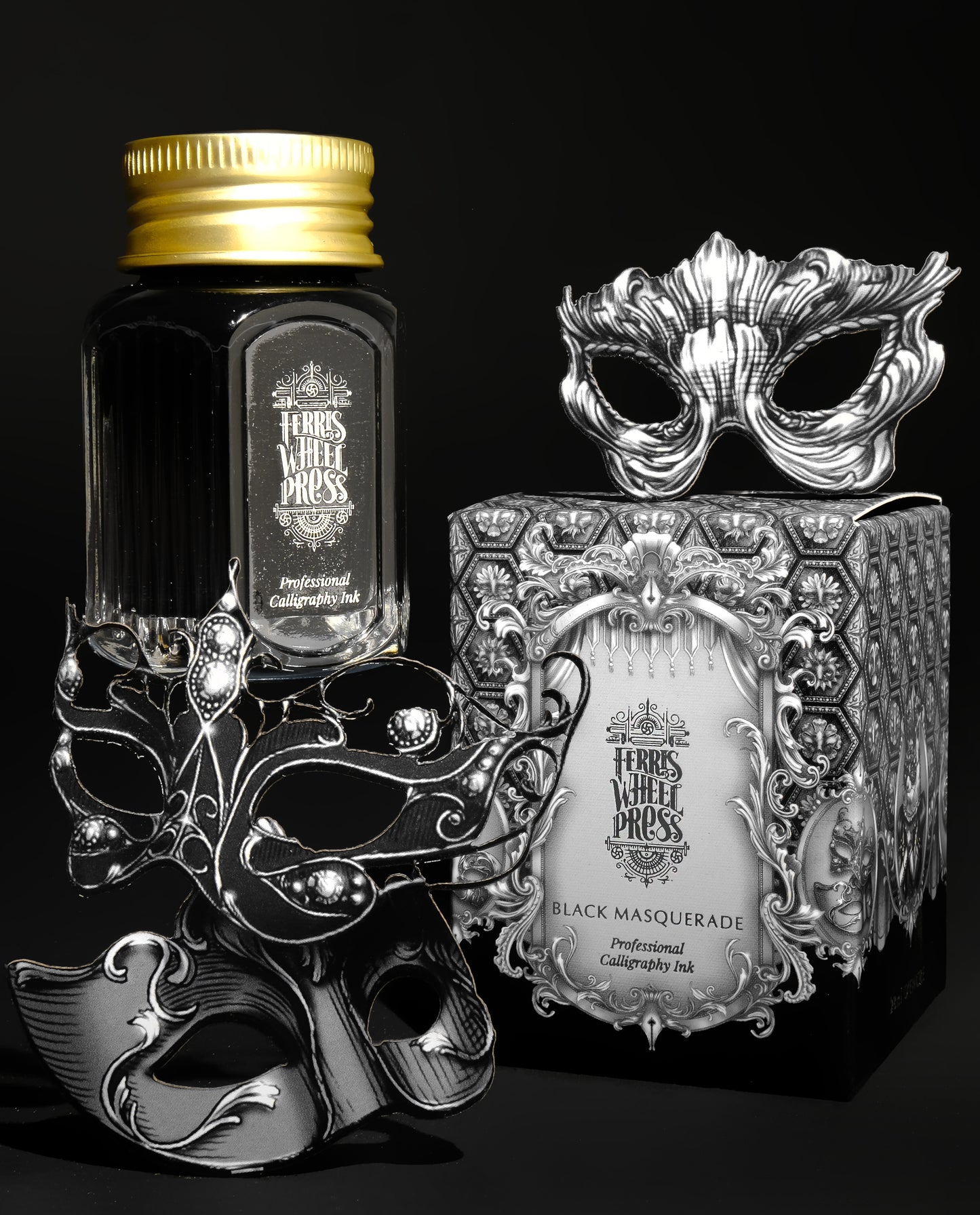 Calligraphy Ink | Black Masquerade 28ml