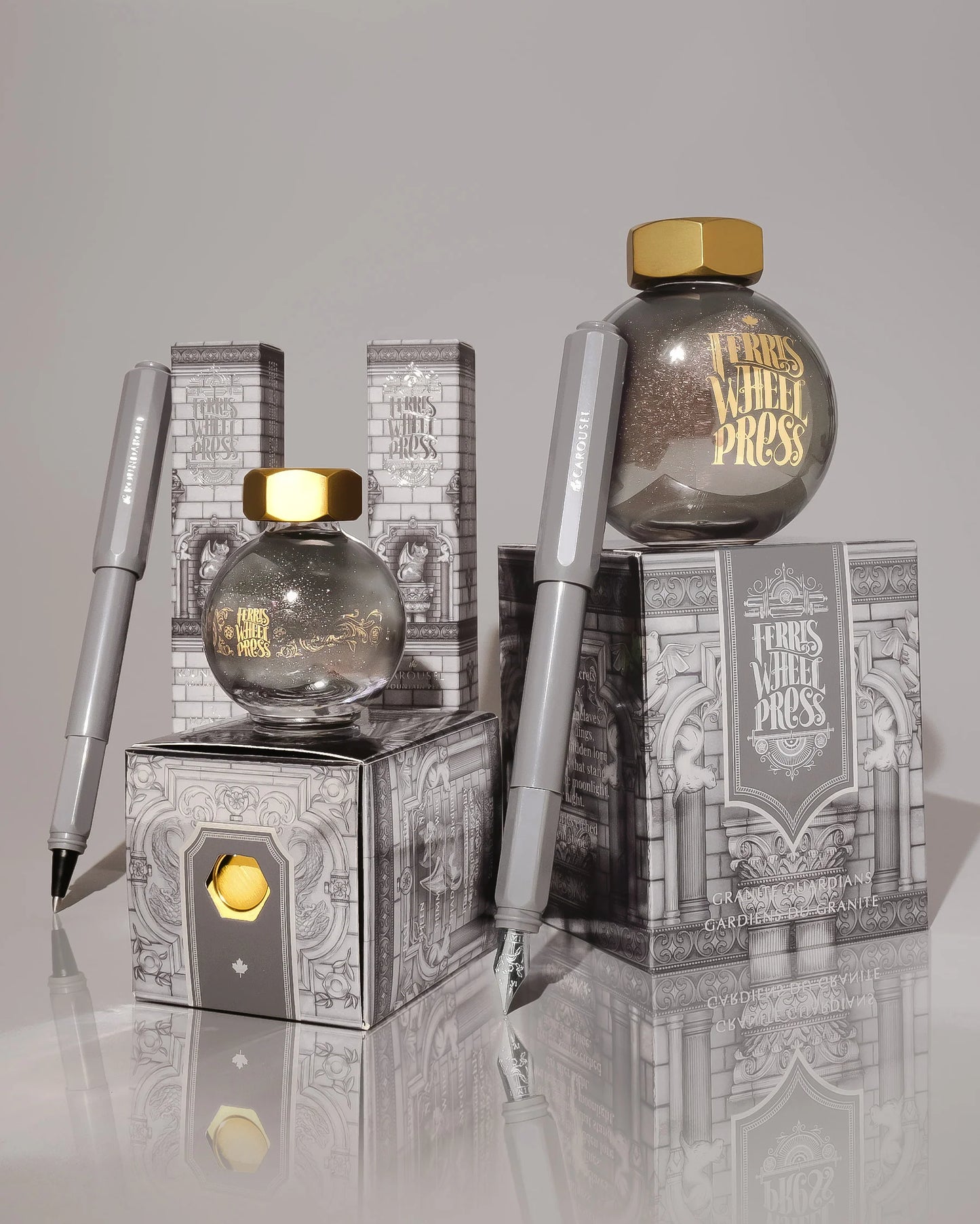 The Carousel Fountain Pen - Granite Guardians