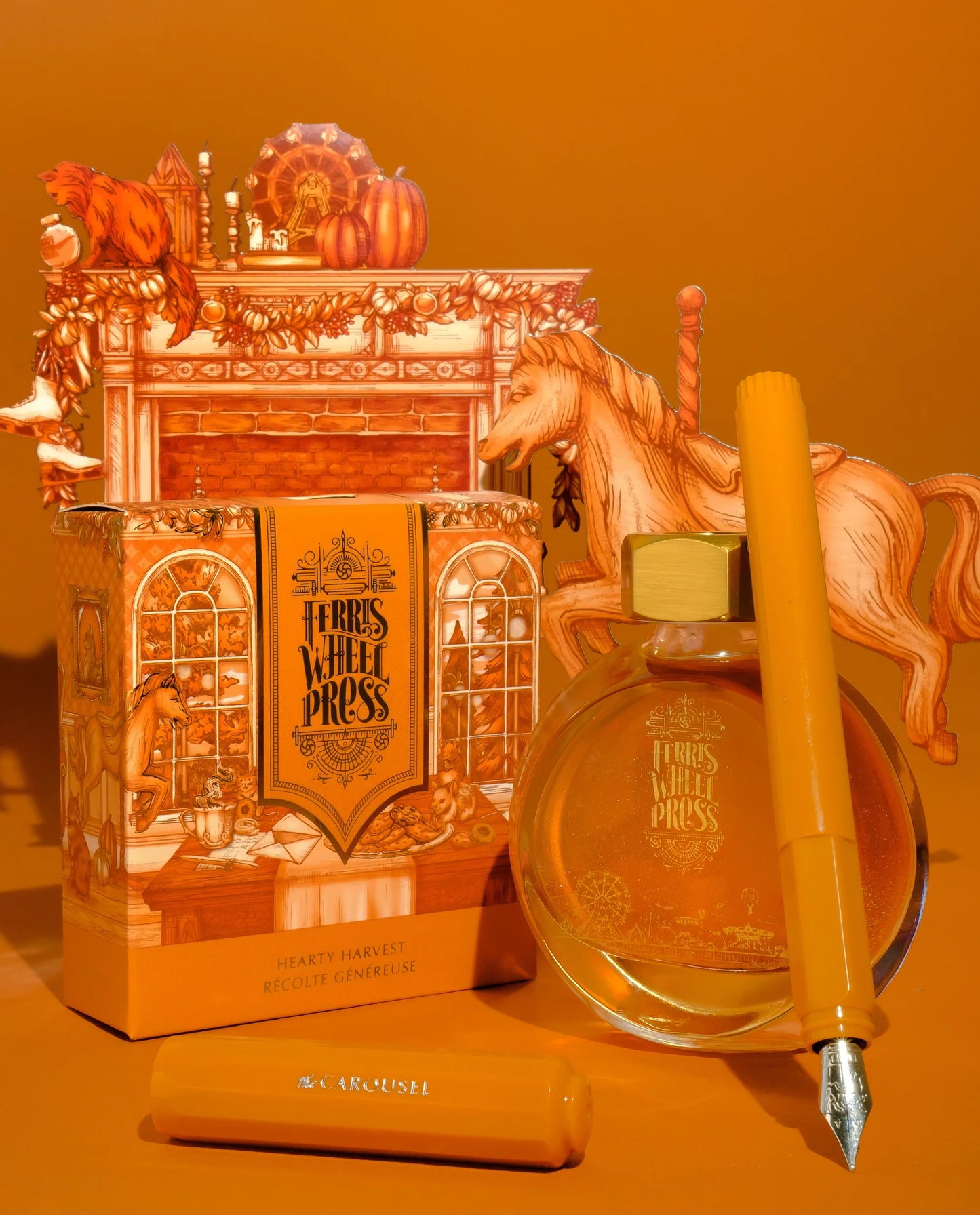 The Carousel Fountain Pen - Hearthy Harvest