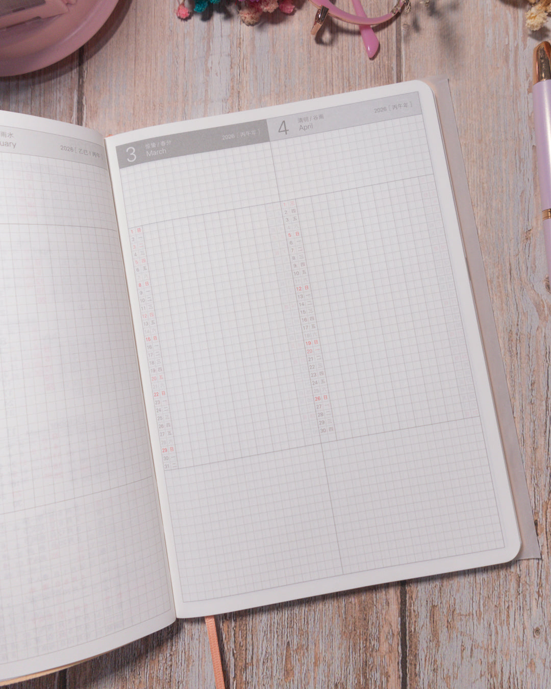 Kinbor Manage Time & Control Life | Agenda A5 - Semana vertical