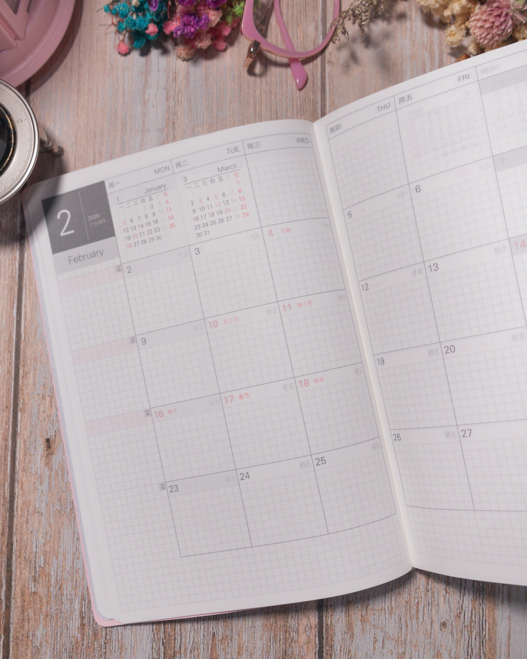 Kinbor Diversity&Elastic | Agenda A5 - Semana vista