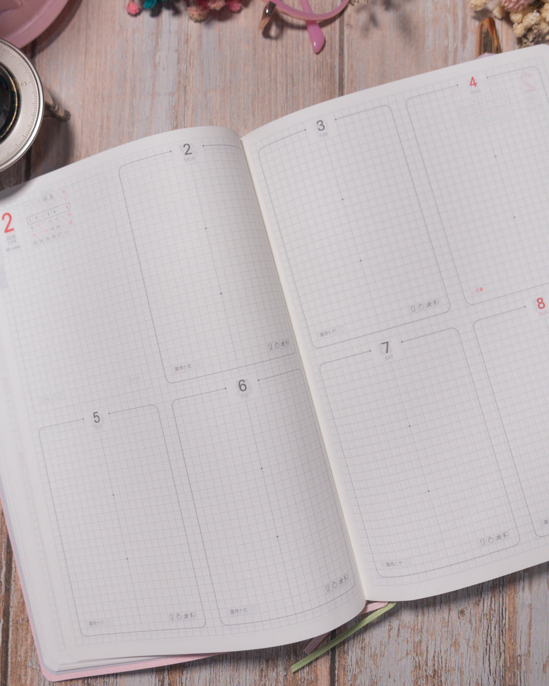 Kinbor Diversity&Elastic | Agenda A5 - Semana vista