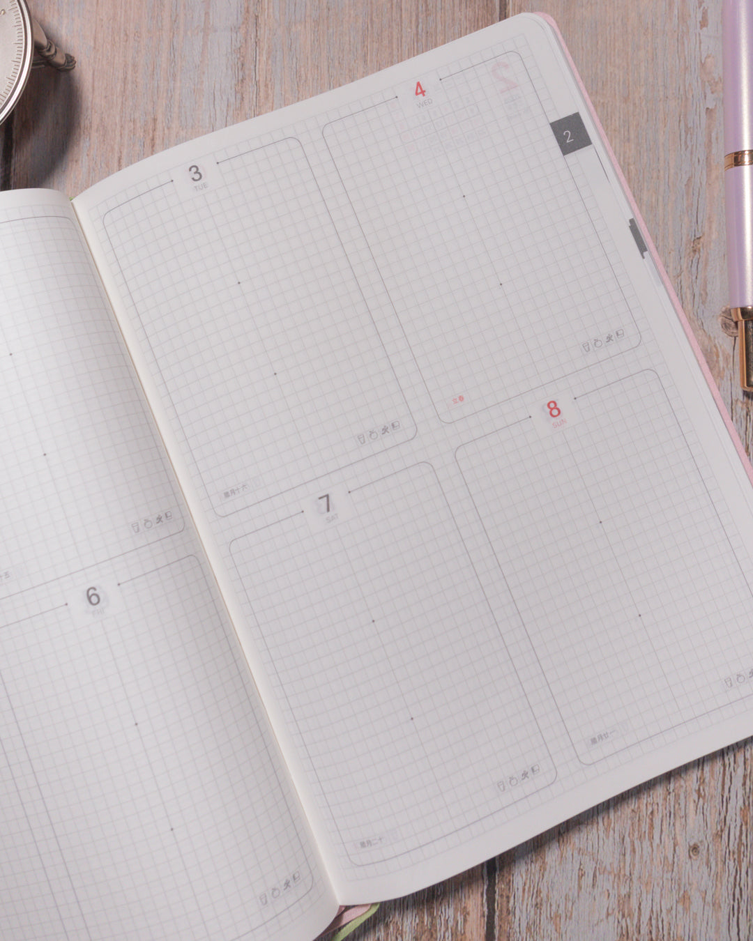 Kinbor Diversity&Elastic | Agenda A5 - Semana vista