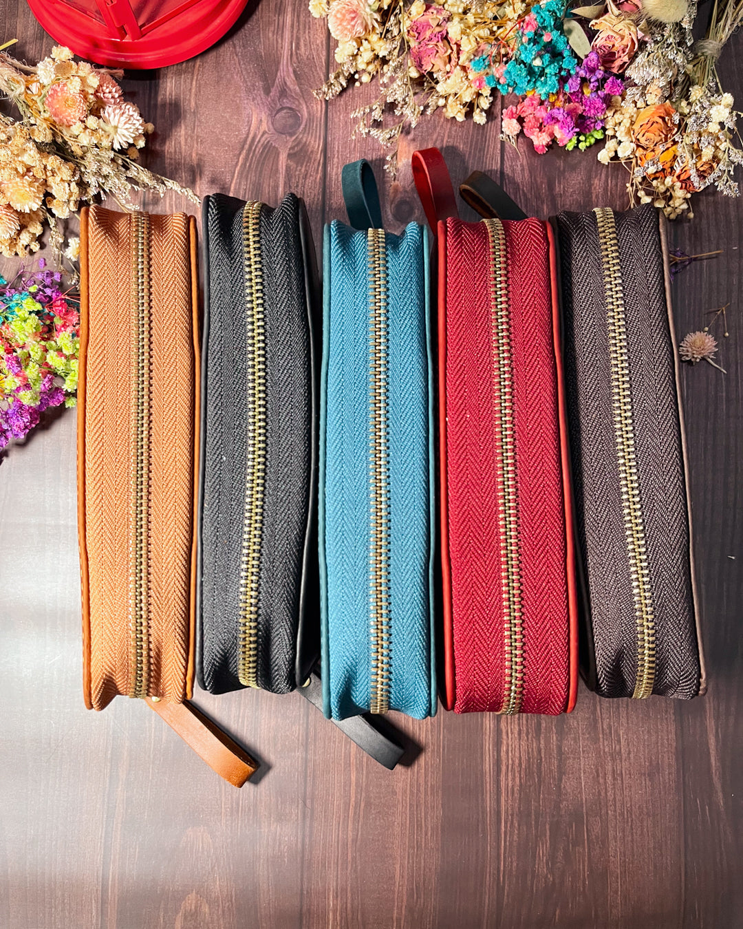 Estuche de piel | 10 plumas