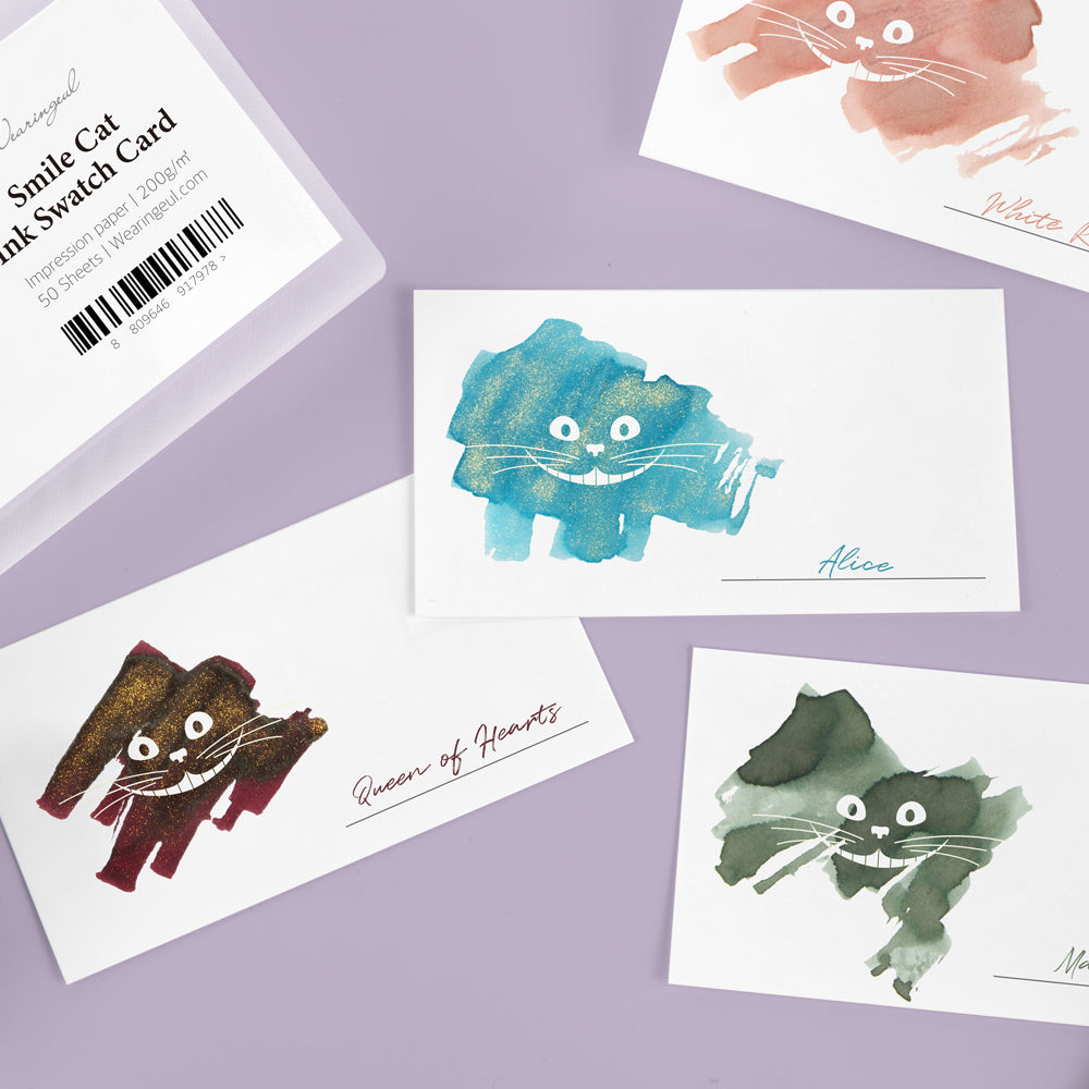 Impression Paper | Smile Cat Ink Swatch Card