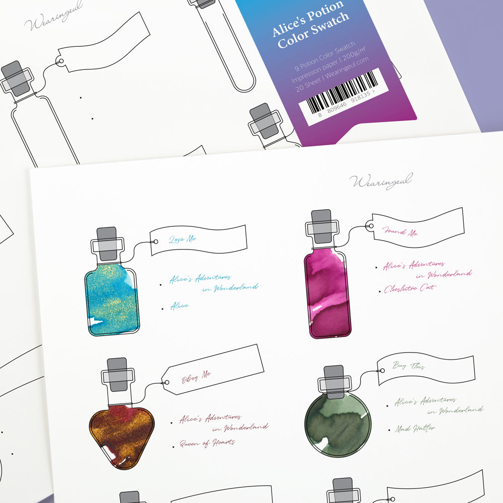 Impression Paper | Alice's Potion Ink Color Swatch