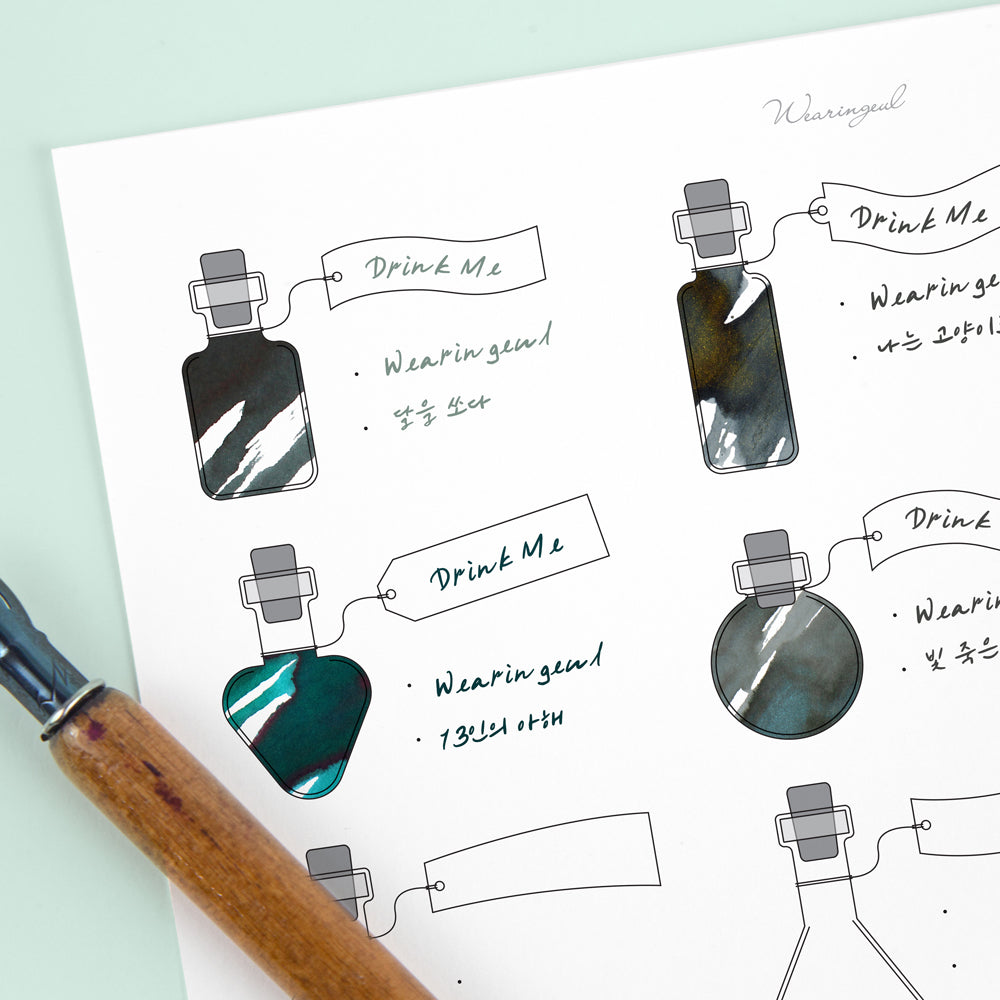 Impression Paper | Alice's Potion Ink Color Swatch