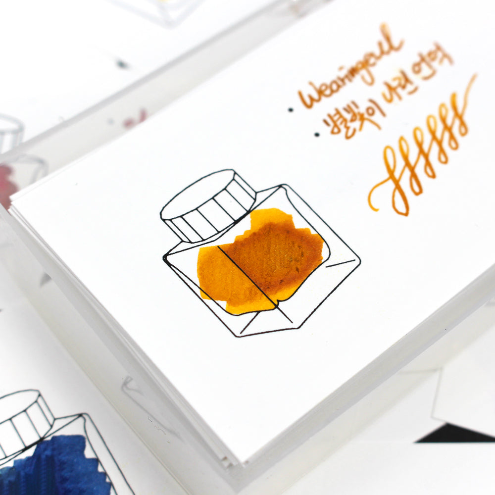 Impression Paper | Ink Color Chart Card | Horinzontal