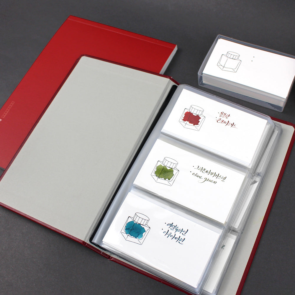 Impression Paper | Ink Color Chart Card | Horinzontal