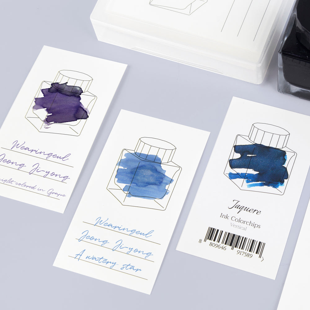 Impression Paper | Ink Color Chart Card | Vertical