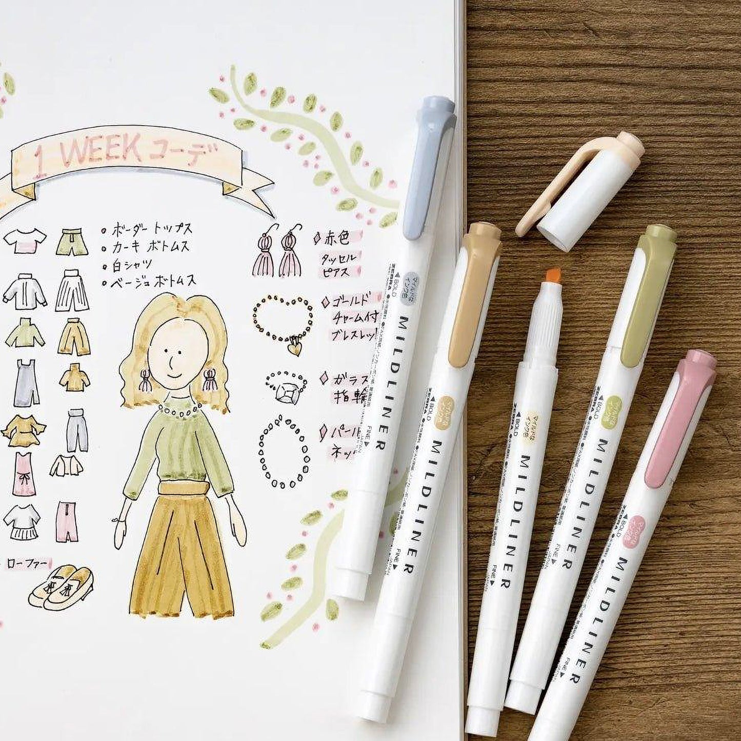 Zebra Mildliners | Natural Mild