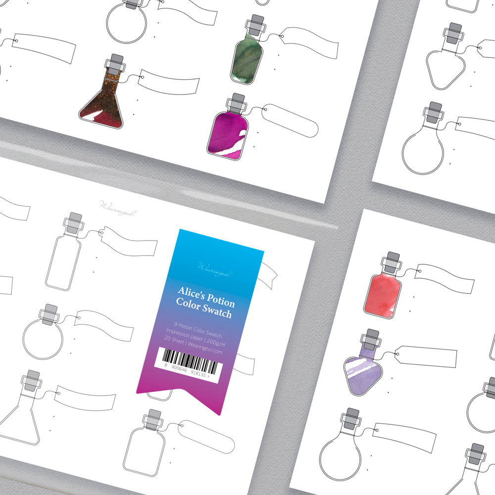 Impression Paper | Alice's Potion Ink Color Swatch