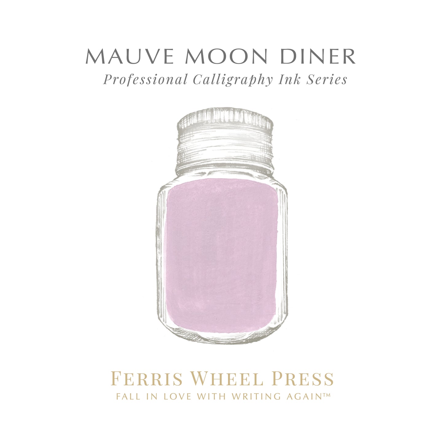 Calligraphy Ink | Mauve Moon Diner 28ml
