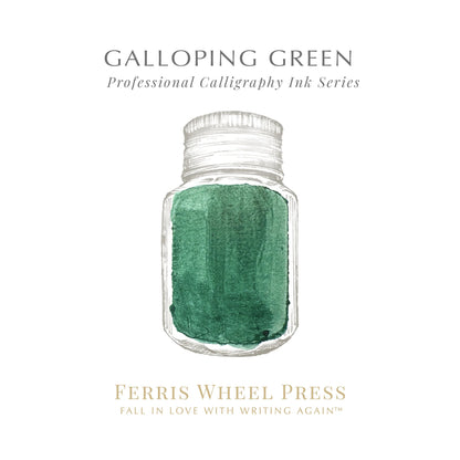 Calligraphy Ink | Galloping Green 28ml