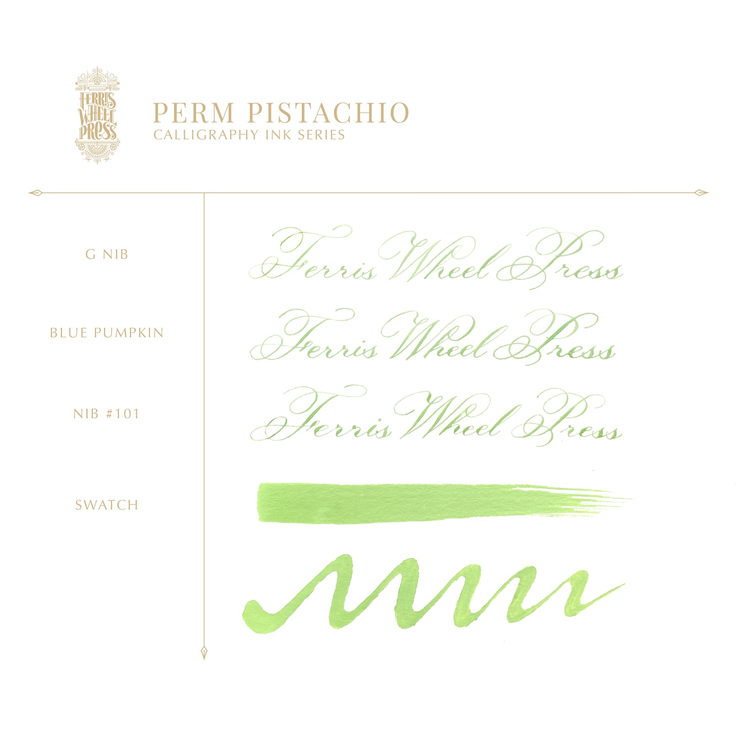 Calligraphy Ink | Perm Pistachio 28ml
