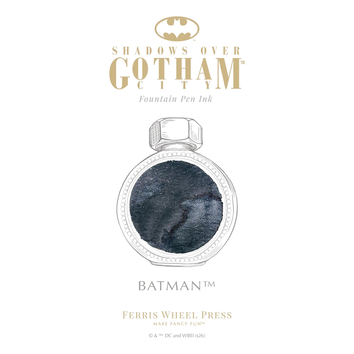 Licencias oficiales | Warner Bros. | Shadows over Gotham City | Limited Run | Batman 38ml Ink