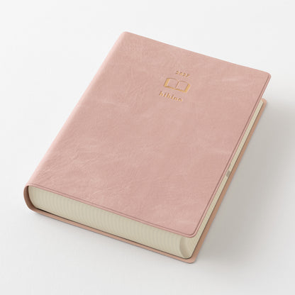 Midori Hibino 2027 Pink | Agenda diaria A6 | Limitada 2027
