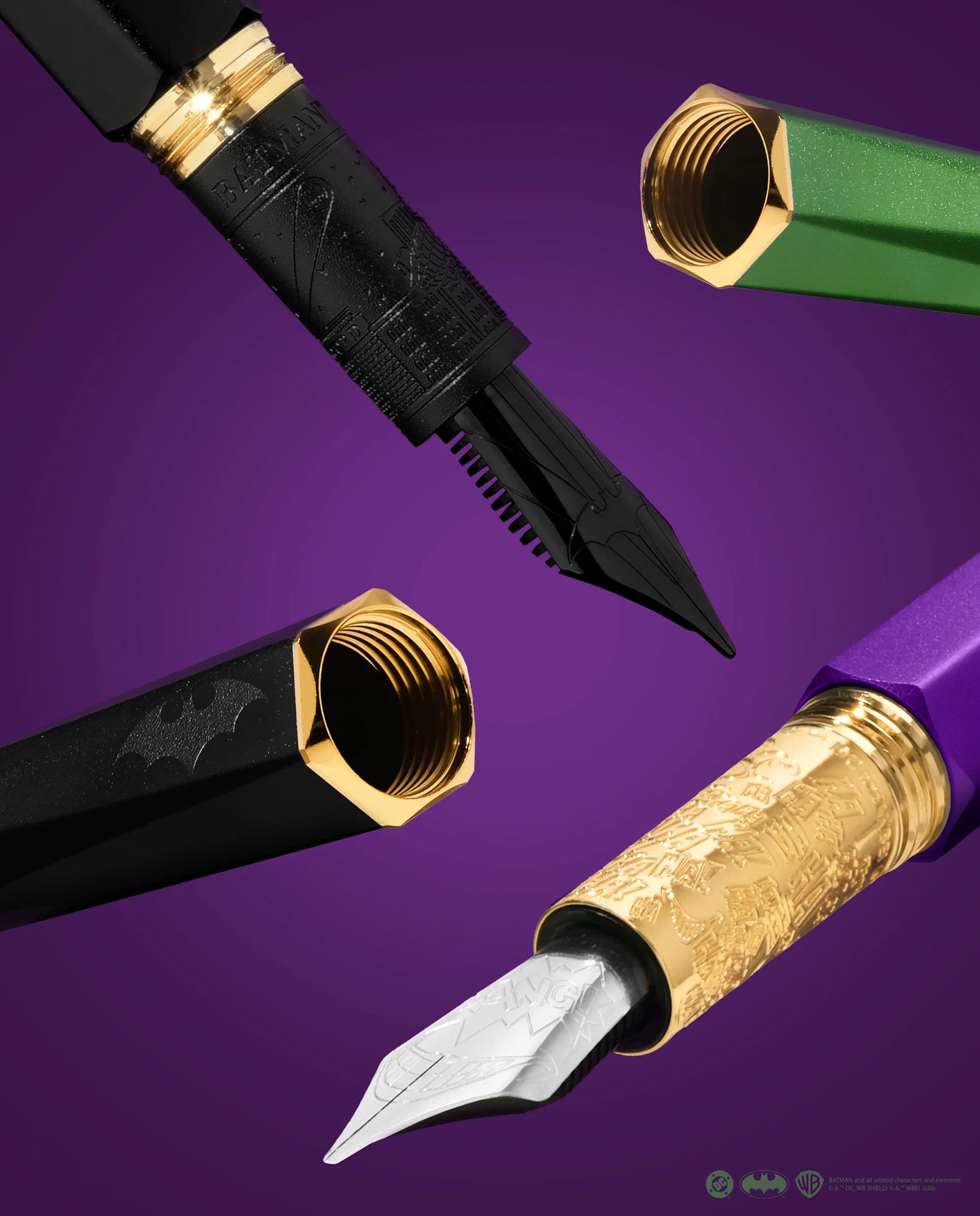 Licencias oficiales | Warner Bros. | Shadows over Gotham City | Limited Edition Pen and Ink Set | Batman