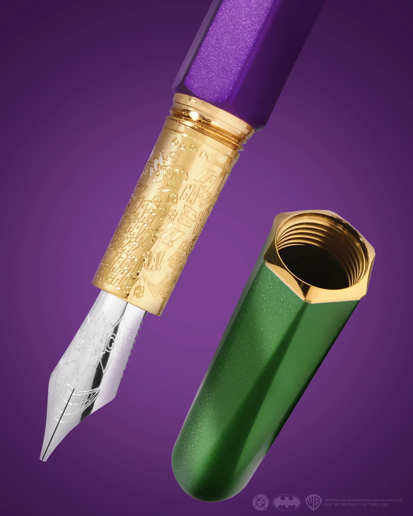 Licencias oficiales | Warner Bros. | Shadows over Gotham City | Limited Edition Pen and Ink Set | Joker