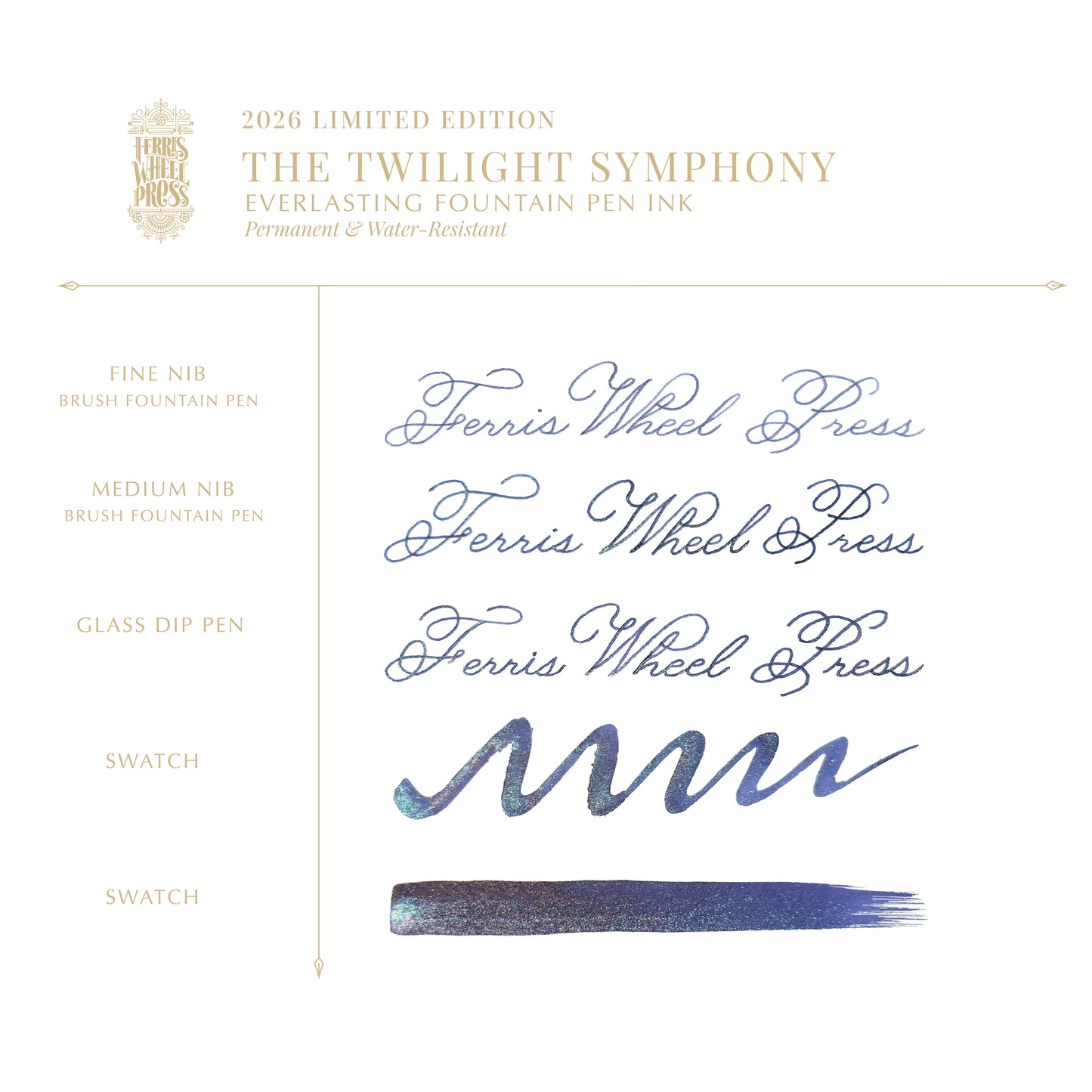 FerriTales | 2026 Limited Edition - Everlasting Fountain Pen Ink | Twilight Symphony 20ml