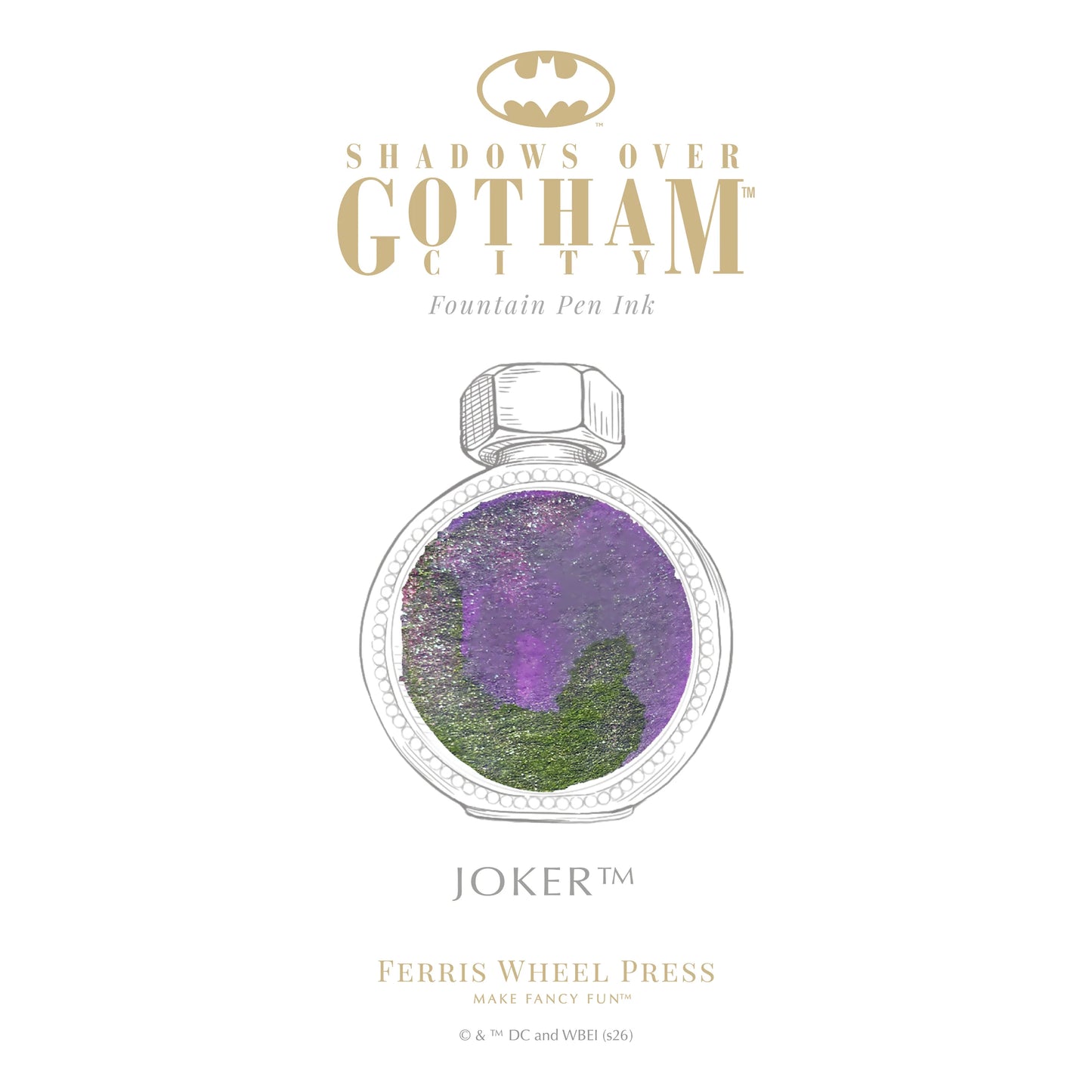 Licencias oficiales | Warner Bros. | Shadows over Gotham City | Limited Run | Joker 38ml Ink