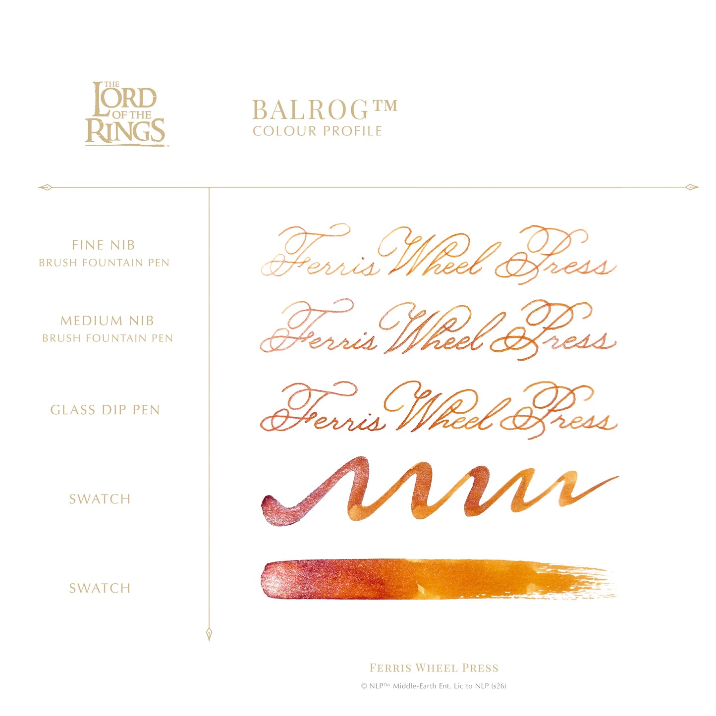 Licencias Oficiales | Warner Bros. | The Lord of the Rings | 25th Anniversary Edition | Balrog 38ml