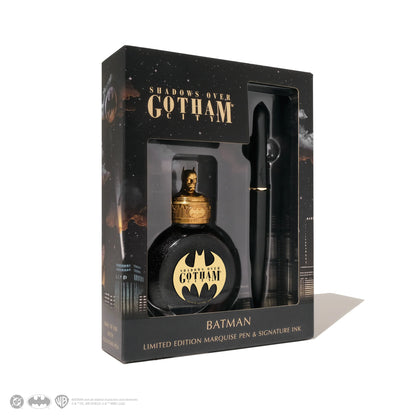 Licencias oficiales | Warner Bros. | Shadows over Gotham City | Limited Edition Pen and Ink Set | Batman
