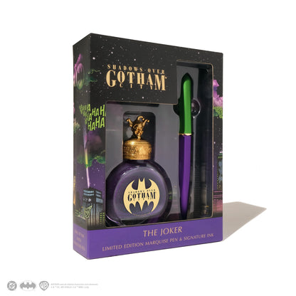 Licencias oficiales | Warner Bros. | Shadows over Gotham City | Limited Edition Pen and Ink Set | Joker