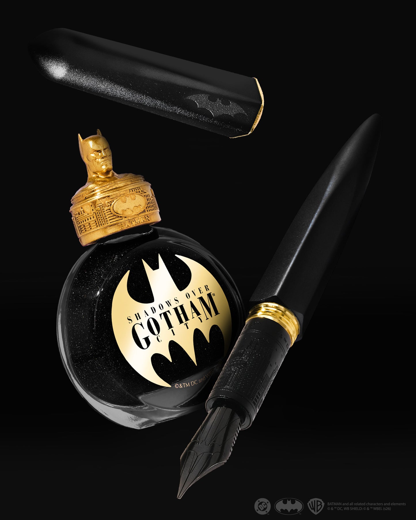 Licencias oficiales | Warner Bros. | Shadows over Gotham City | Limited Edition Pen and Ink Set | Batman