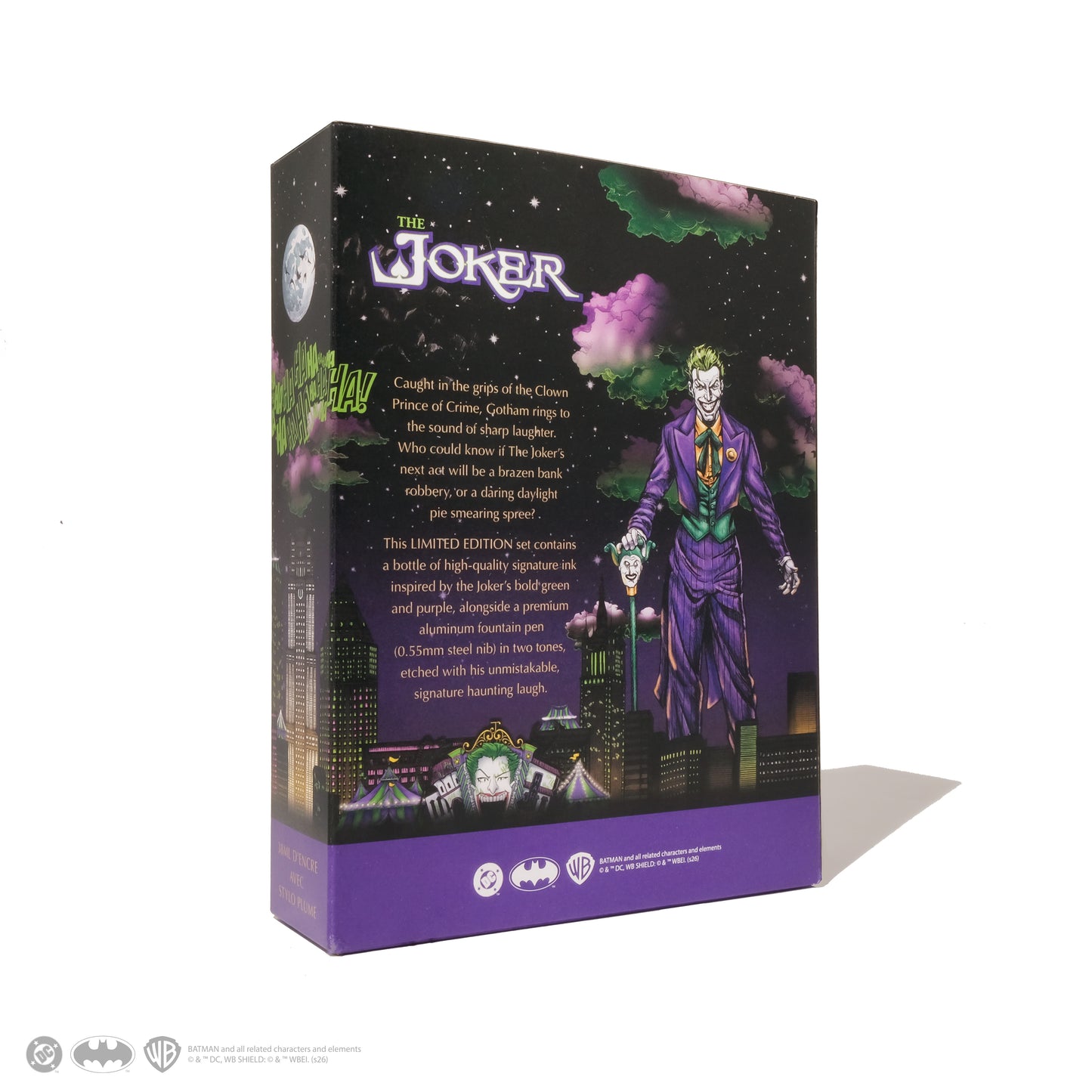 Licencias oficiales | Warner Bros. | Shadows over Gotham City | Limited Edition Pen and Ink Set | Joker