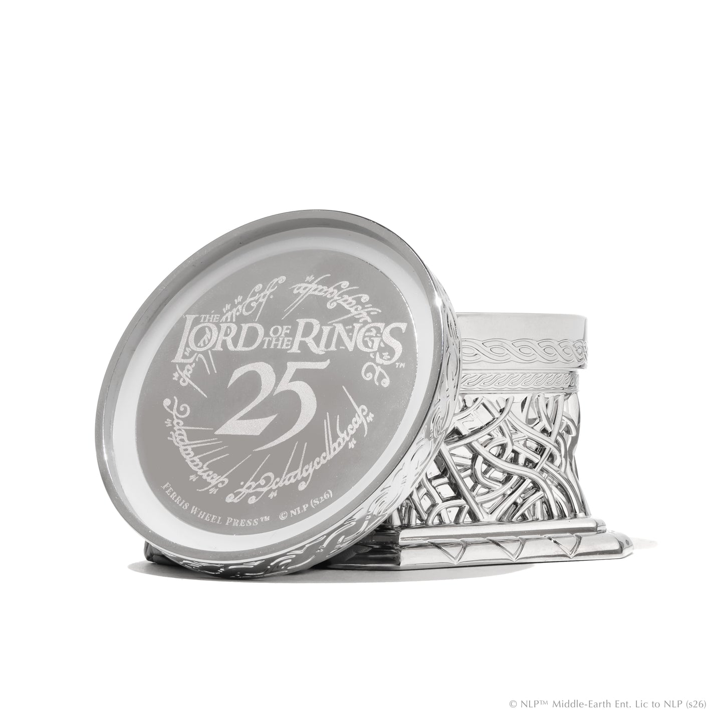 Licencias Oficiales | Warner Bros. | The Lord of the Rings | 25th Anniversary Edition | Mirror of Galadriel Inkwell - Polished Edition