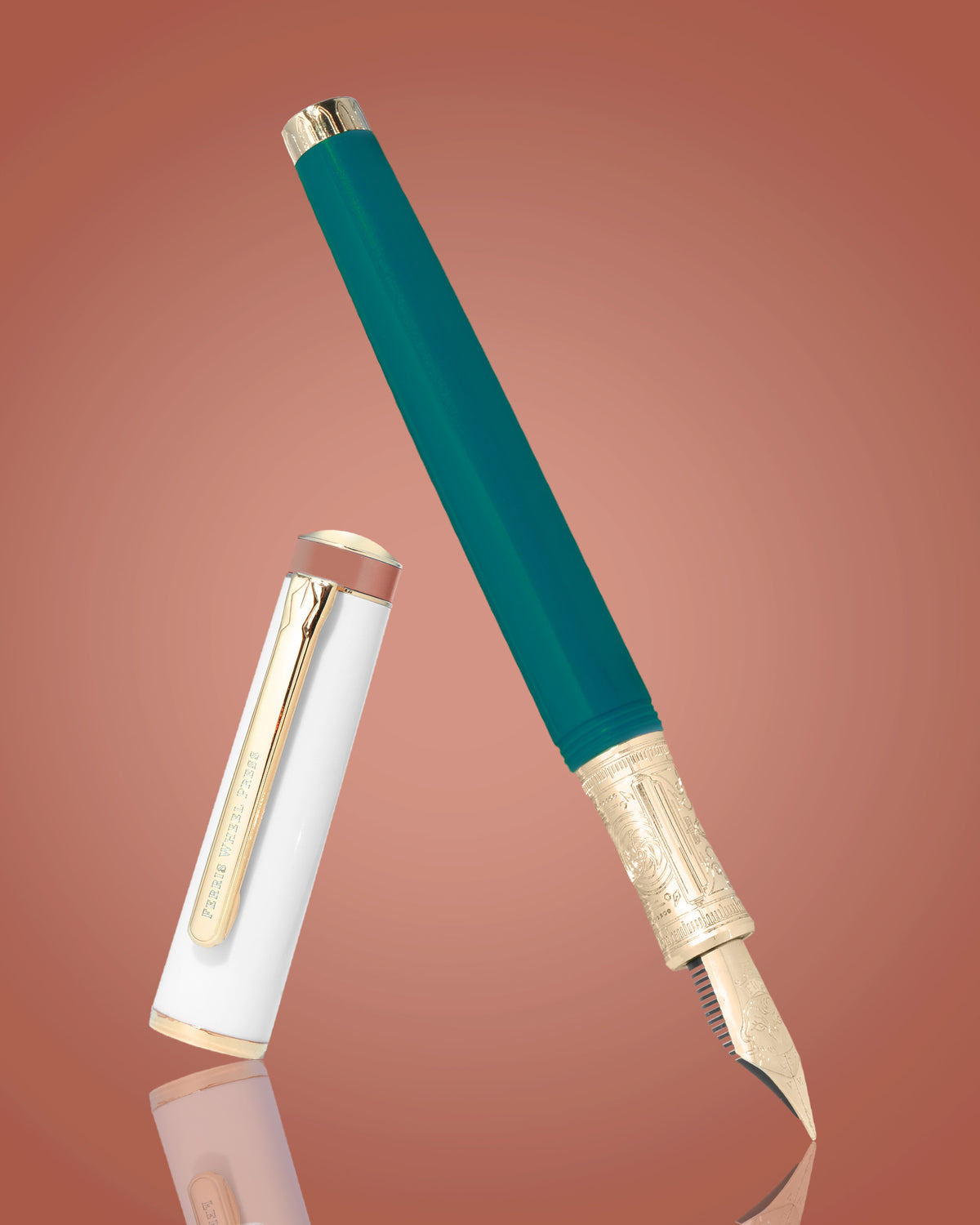 The Masque Pen & Ink Set | Teal