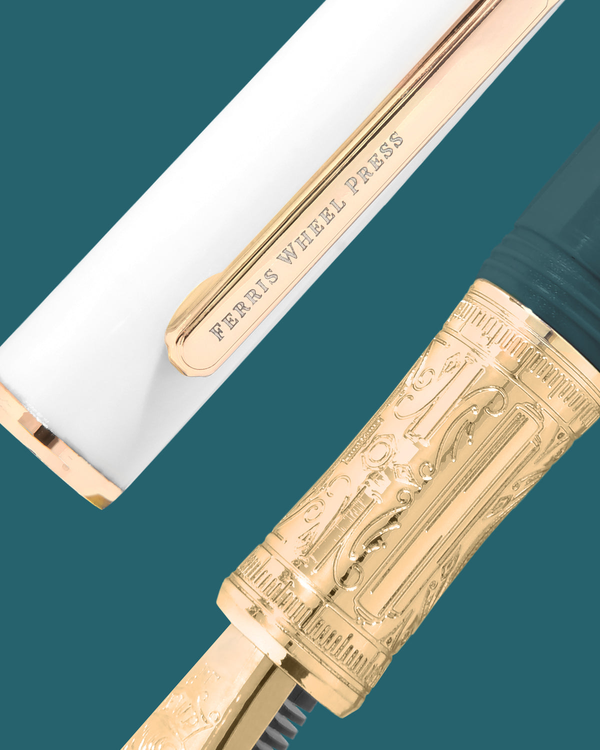 The Masque Pen & Ink Set | Teal