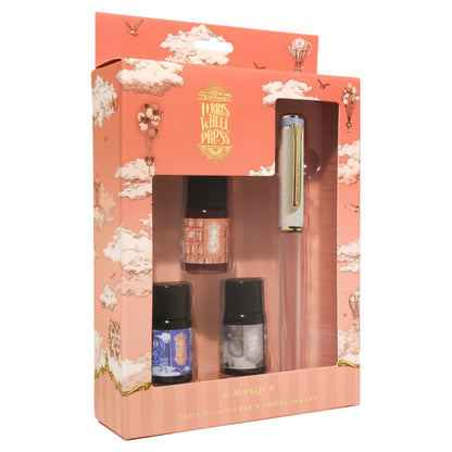 The Masque Pen & Ink Set | Coral