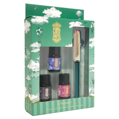 The Masque Pen & Ink Set | Teal