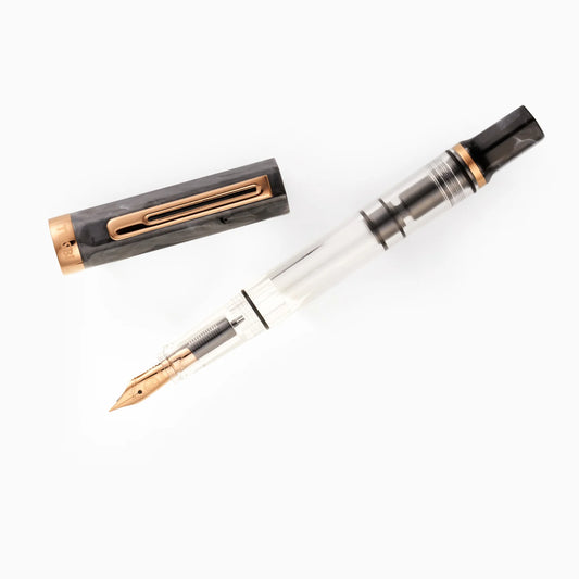 Twsbi | ECO | Black Marble with Bronze