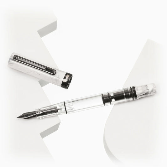 Twsbi | ECO | Carrara with Onyx