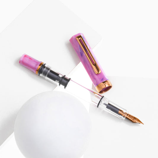 Twsbi | ECO | Fluorite Purple with Bronze