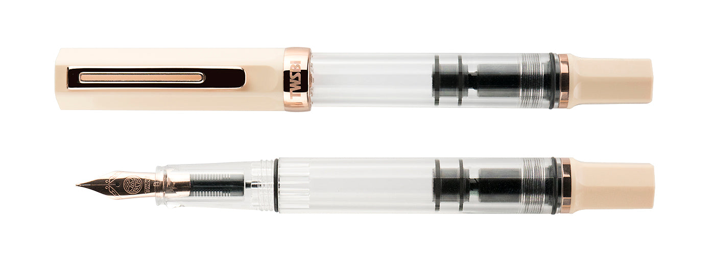 Twsbi | ECO | Creme with Rose Gold