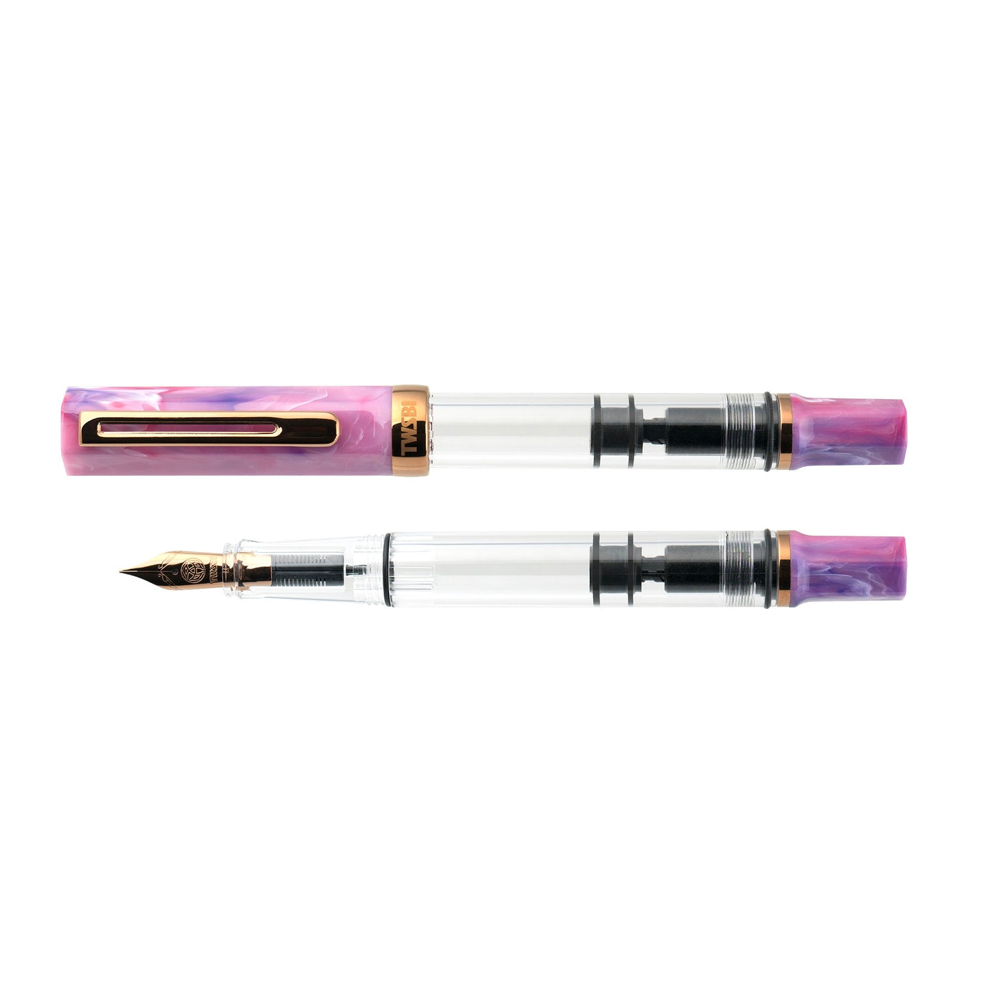 Twsbi | ECO | Fluorite Purple with Bronze