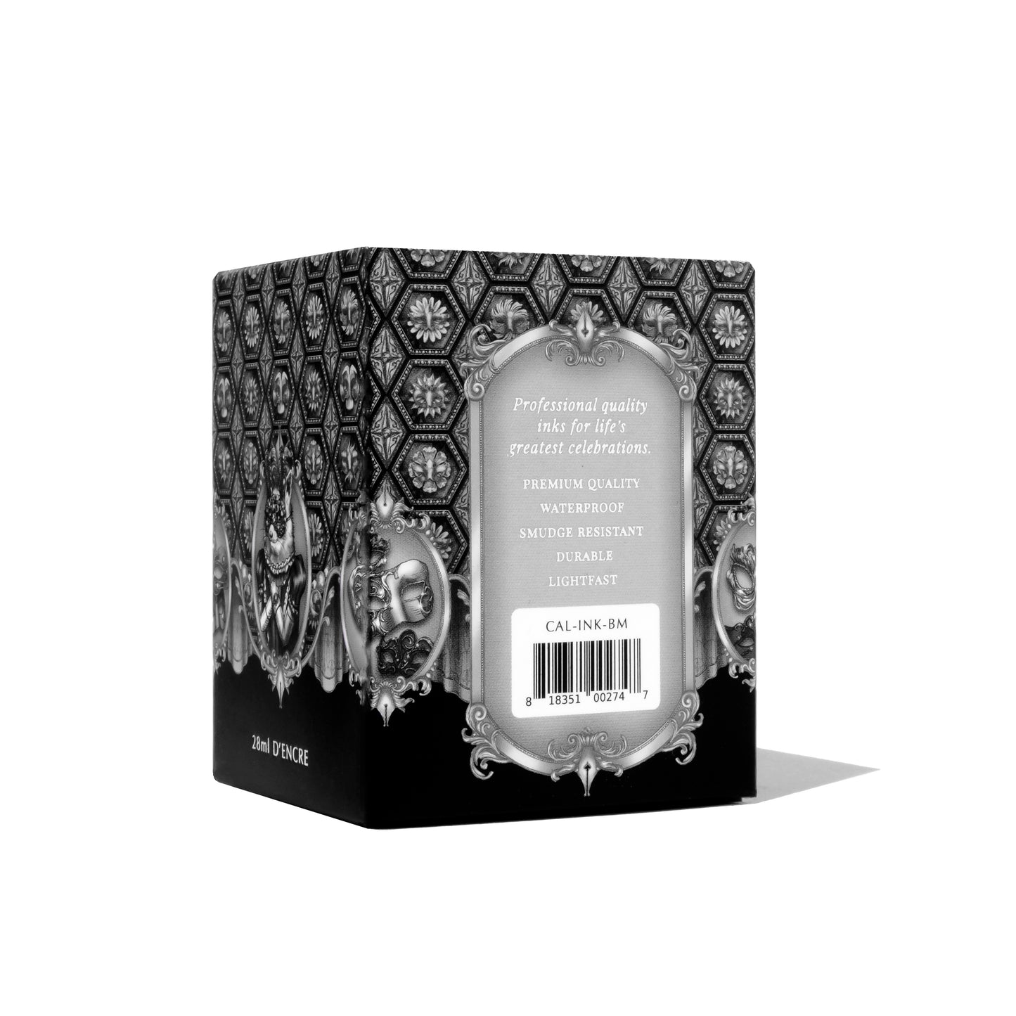 Calligraphy Ink | Black Masquerade 28ml