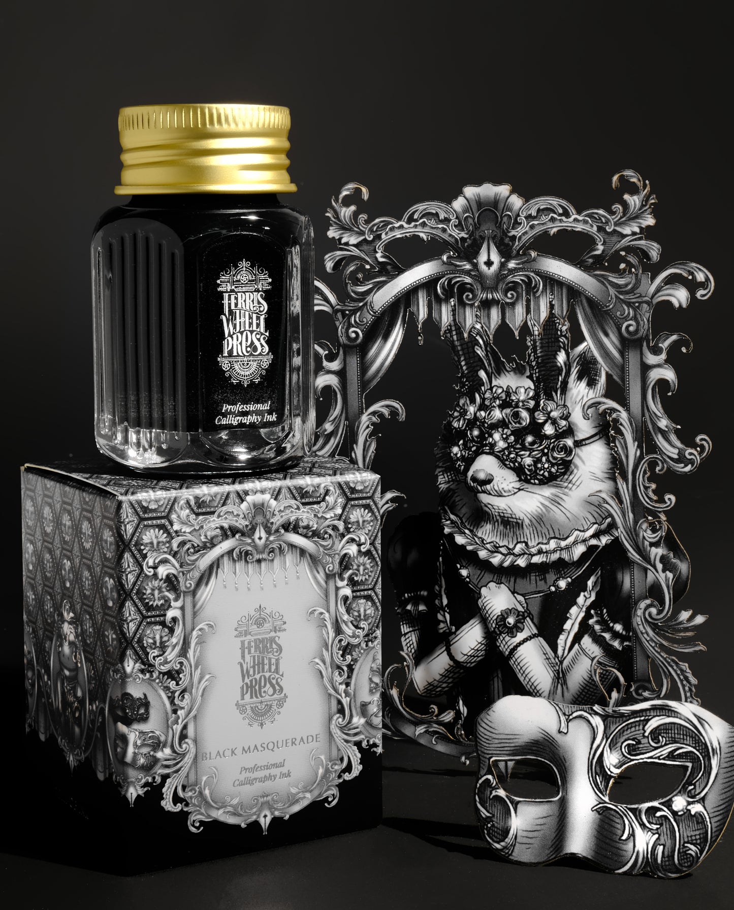 Calligraphy Ink | Black Masquerade 28ml