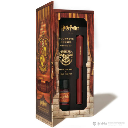 Licencias oficiales | Warner Bros. | Harry Potter | Carousel Fountain Pen and 10ml Ink Set | Gryffindor